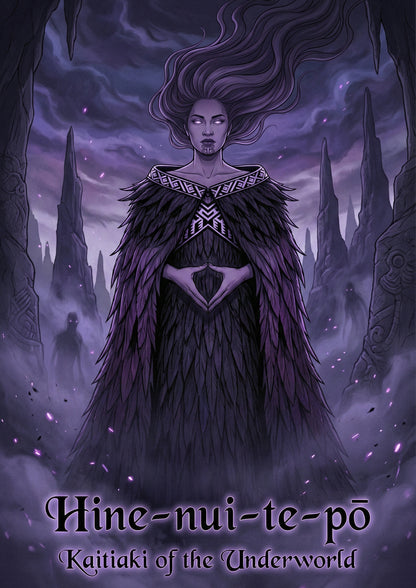 Hine-nui-te-pō - Version 2 - Poster