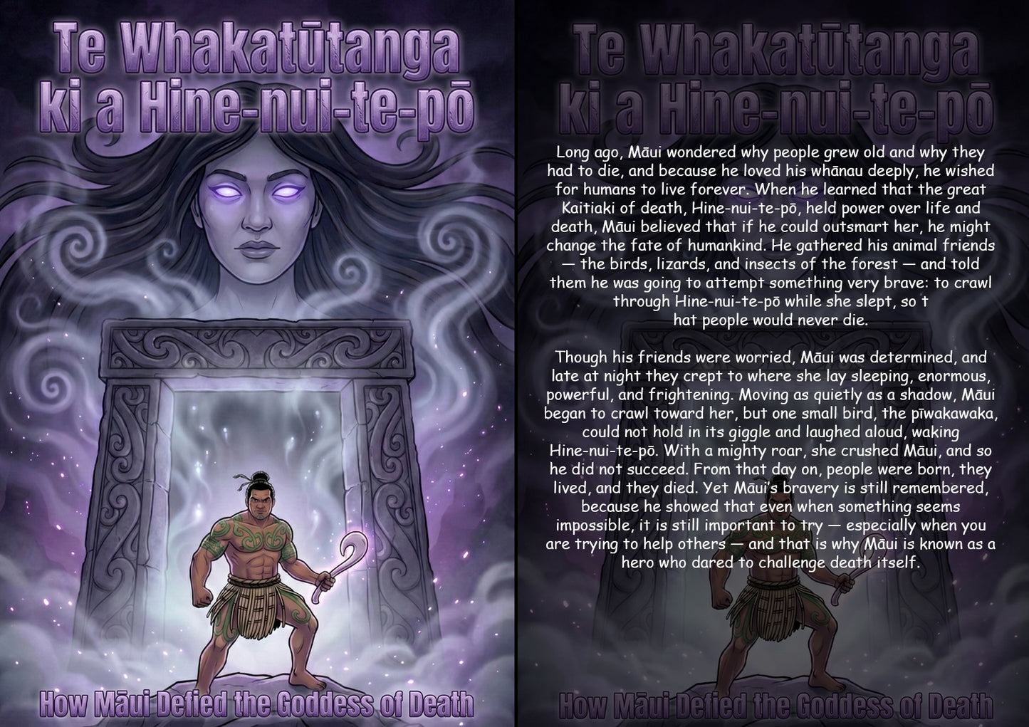 The Deeds of Maui - A4 Story Boards