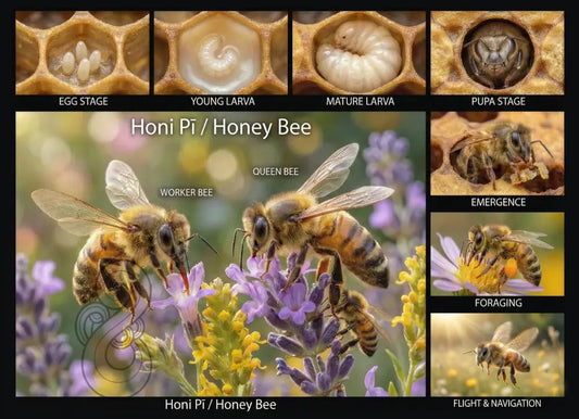 Honey Bee / Honi Pī: Single sided and A4 Image Tray