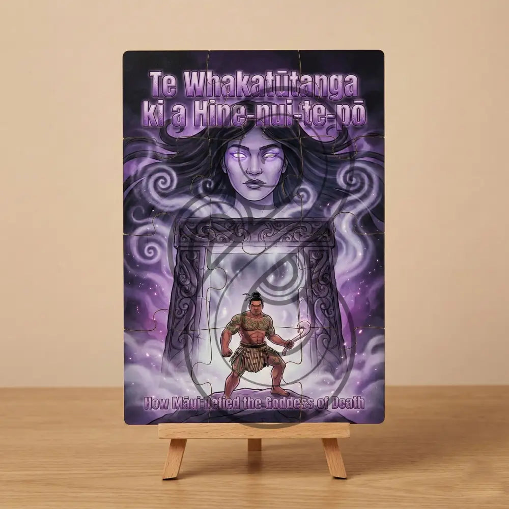 How Māui defied the goddess of death: Single or Tray A4 Puzzle