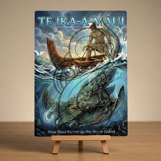 How Māui Fished up the North Island - Te Ika a Māui: Single sided and A4 Image Tray