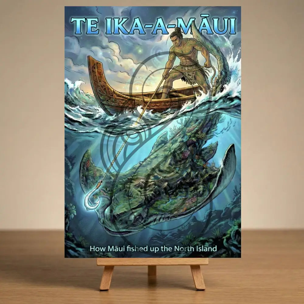 How Māui Fished up the North Island - Te Ika a Māui: Single sided and A4 Image Tray