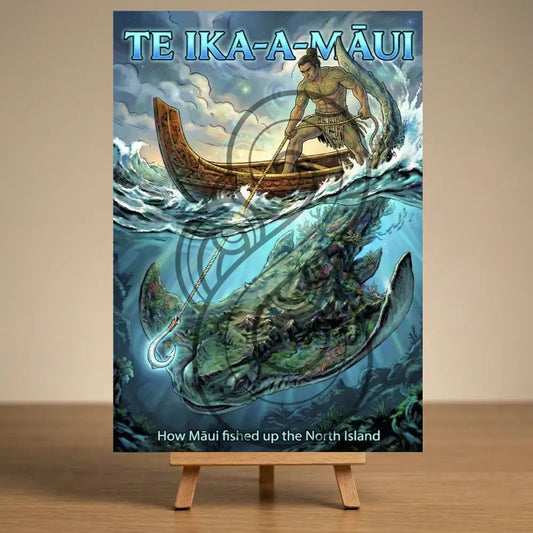How Māui Fished up the North Island - Te Ika a Māui: Single sided and A4 Image Tray