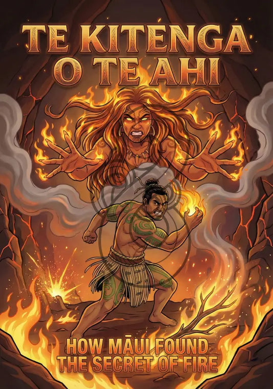 How Māui found the secret of fire - Version 1 - Poster