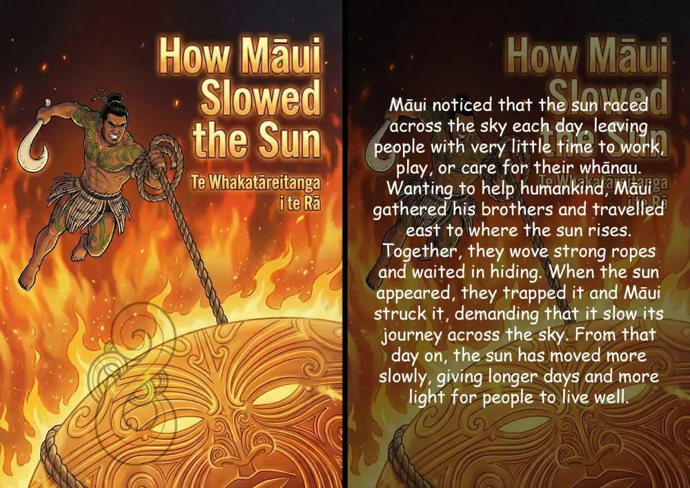 How Māui Slowed the Sun - Te Whakatāreitanga i te Rā