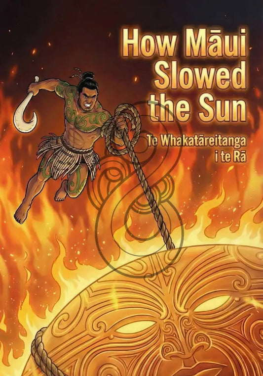 How Māui slowed the sun - Version 1 - Poster
