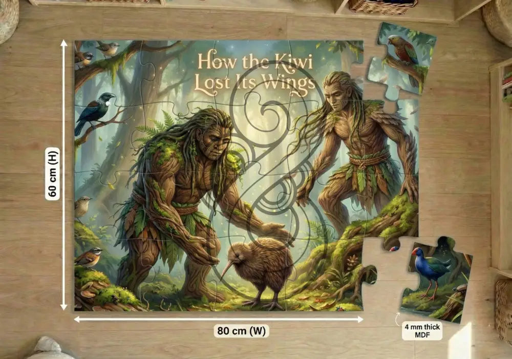 How the Kiwi Lost its Wings: Floor Puzzle