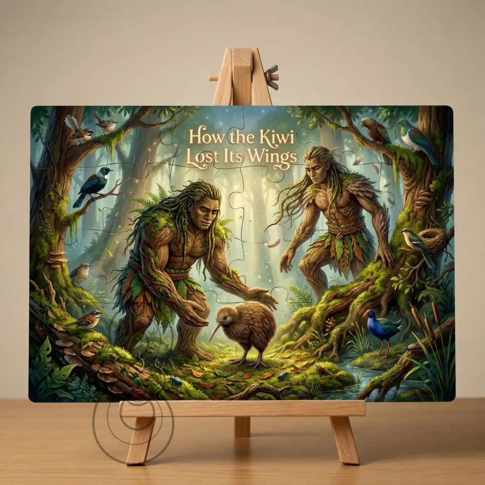 How the Kiwi lost its wings - Single or Tray A4 Puzzle
