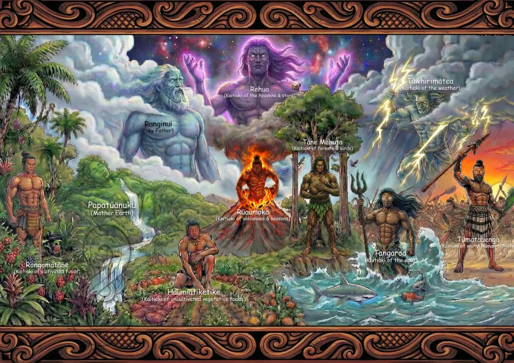 Kaitiaki Tāne: Guardians of the Land - Floor Puzzle