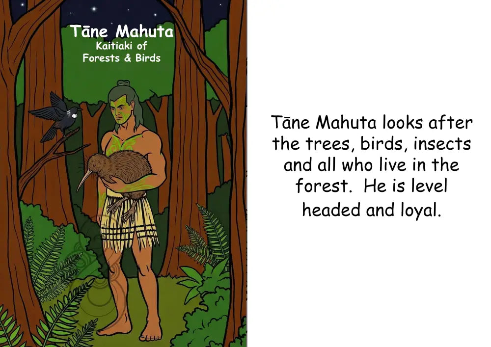 Kaitiaki Tāne Image Boards (Younger Tamariki) Tāne Mahuta