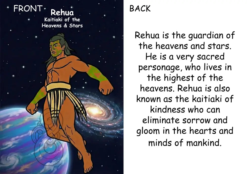 Kaitiaki Tāne Image Boards (Younger Tamariki) Rehua