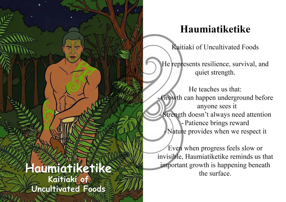 Kaitiaki Tāne Image/ Story Boards A4 for Younger Tamariki - Haumiatiketike