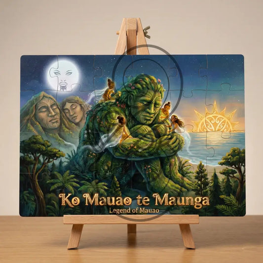 Ko Mauao te Maunga - Single or Tray A4 Puzzle