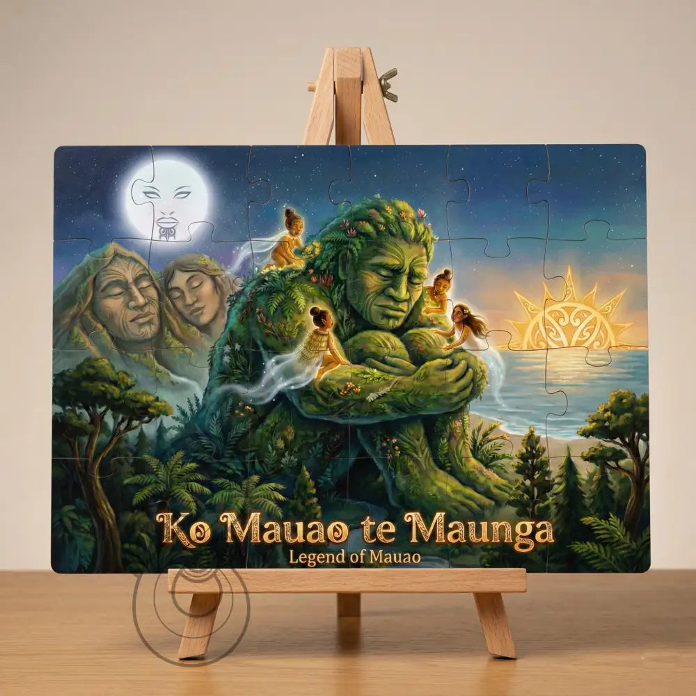 Ko Mauao te Maunga - Single or Tray A4 Puzzle