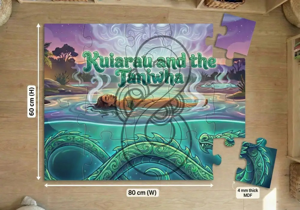 Kuiarau and the Taniwha: Floor Puzzle