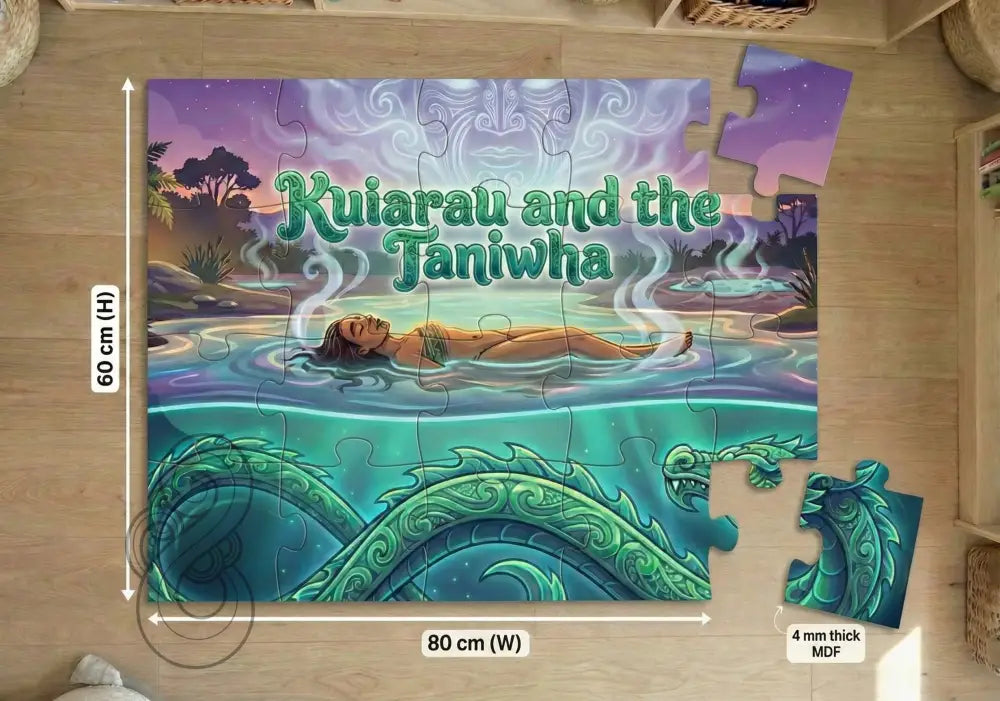 Kuiarau and the Taniwha: Floor Puzzle