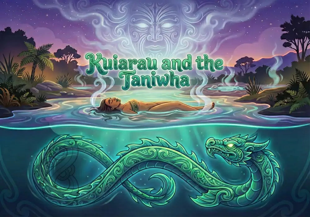 Kuiarau and the Taniwha: Floor Puzzle