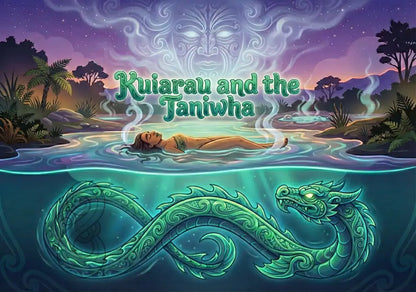 Kuiarau and the Taniwha: Floor Puzzle