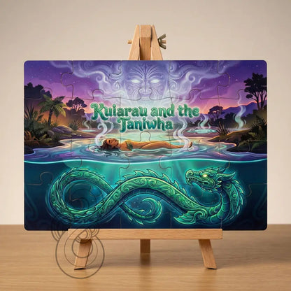 Kuiarau and the Taniwha - Single or Tray A4 Puzzle