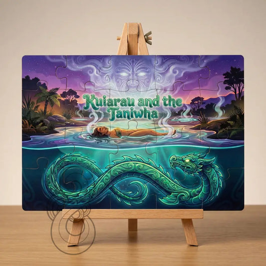 Kuiarau and the Taniwha - Single or Tray A4 Puzzle