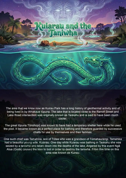 Kuiarau and the Taniwha - Single or Tray A4 Puzzle