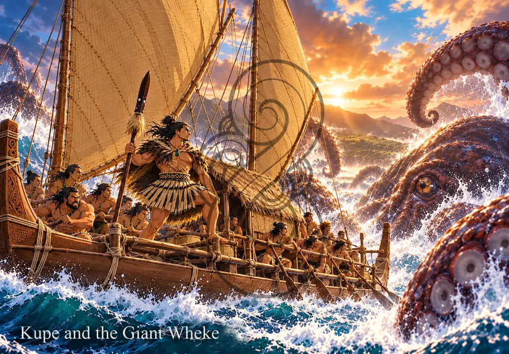 Kupe and the Giant Wheke - Poster