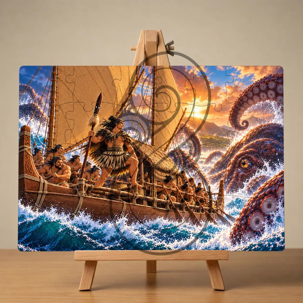 Kupe and the Giant Wheke - Single and Image Tray A4 Puzzle