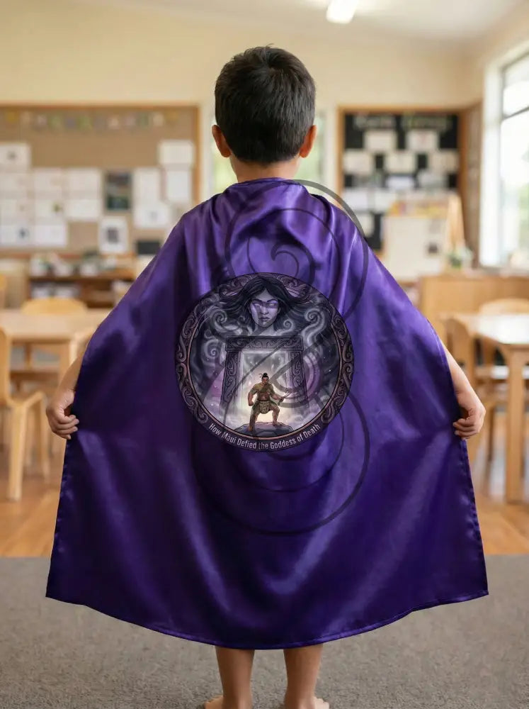 Māui capes - How Māui defied the goddess of death