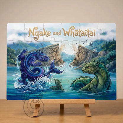 Ngake and Whātaitai - Single or Tray A4 Puzzle