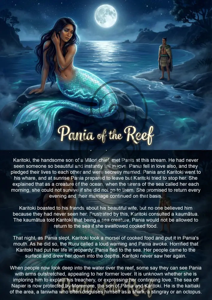 Pania of the Reef - Single or Tray A4 Puzzle