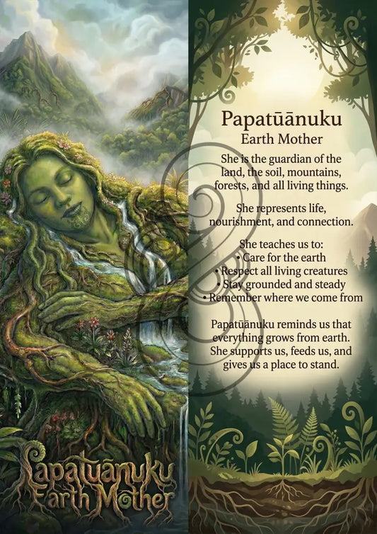 Papatūānuku - Image with Information - Poster