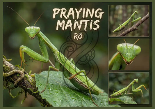 Praying Mantis - Single and Image Tray A4 Puzzle