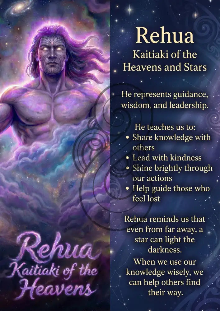 Rehua - Image with Information - Poster