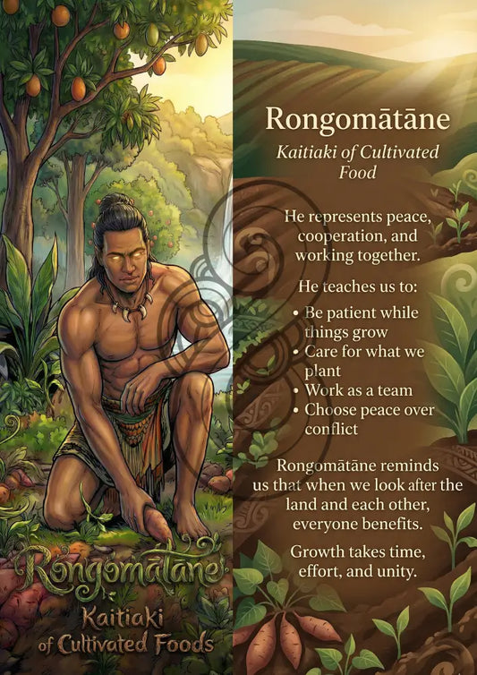 Rongomātāne - Image with Information - Poster