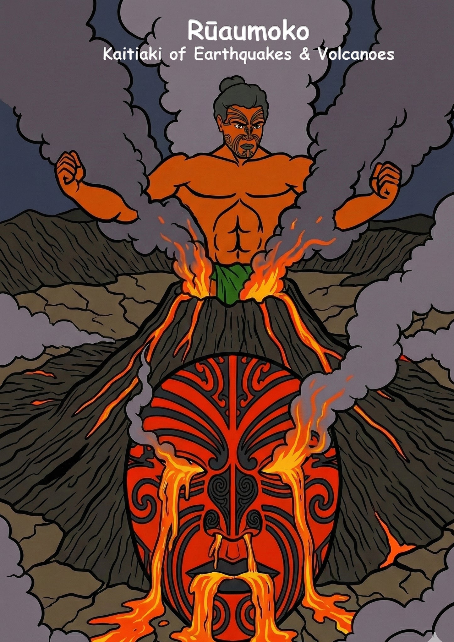 Rūaumoko - Version 1 - Poster
