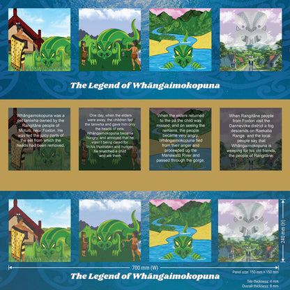 The Legend of Whāngaimokopuna - Storyboard Puzzle