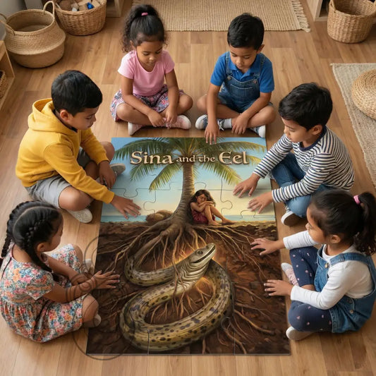 Sina and the Eel: Floor Puzzle