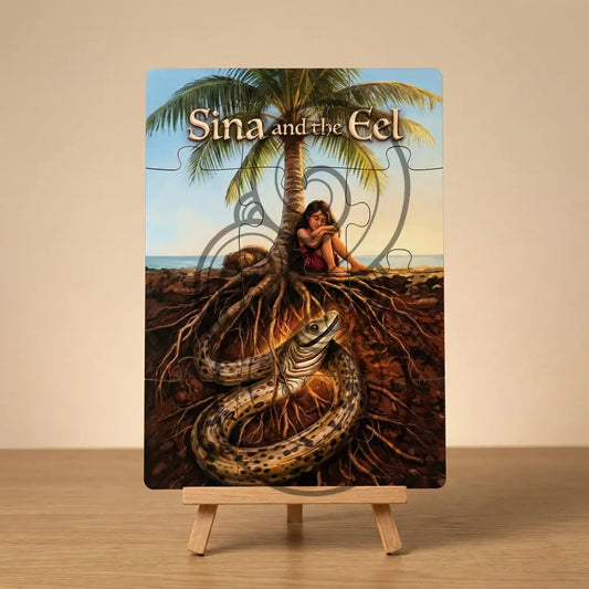 Sina and the Eel - Single or Tray A4 Puzzle