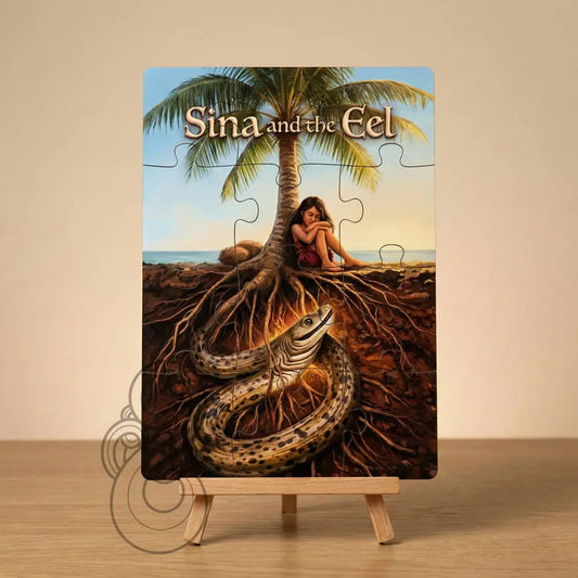 Sina and the Eel - Single or Tray A4 Puzzle