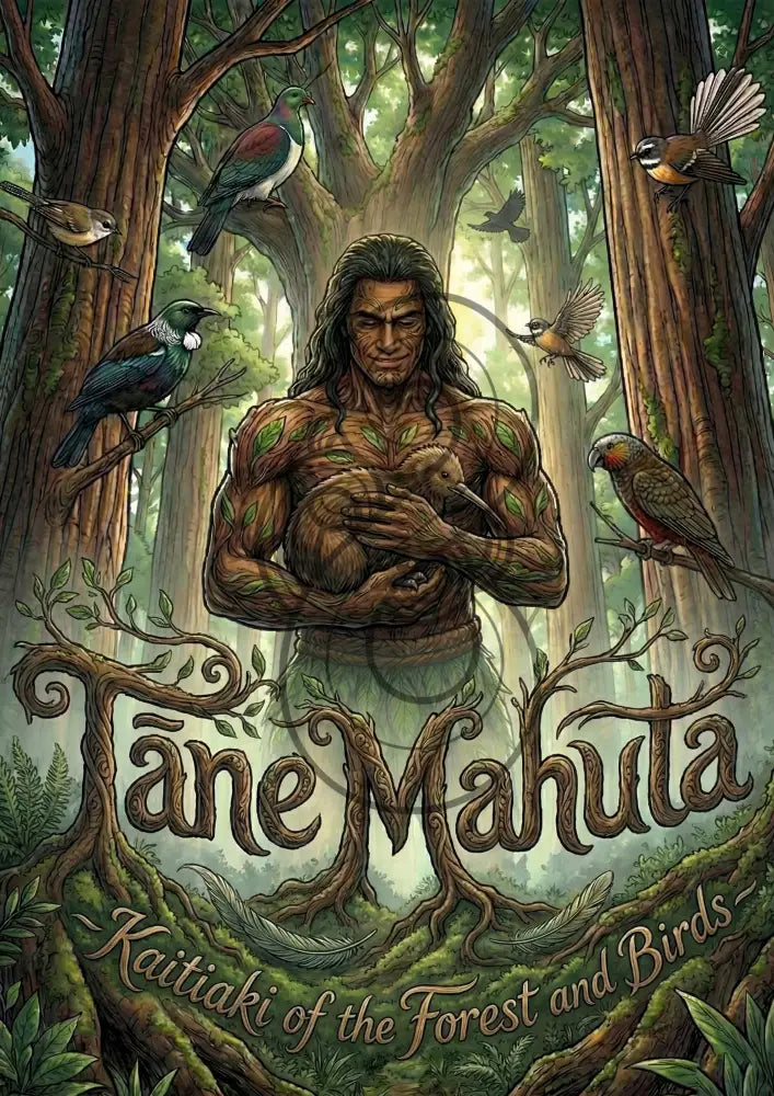 Tāne Mahuta - Version 2 - Poster