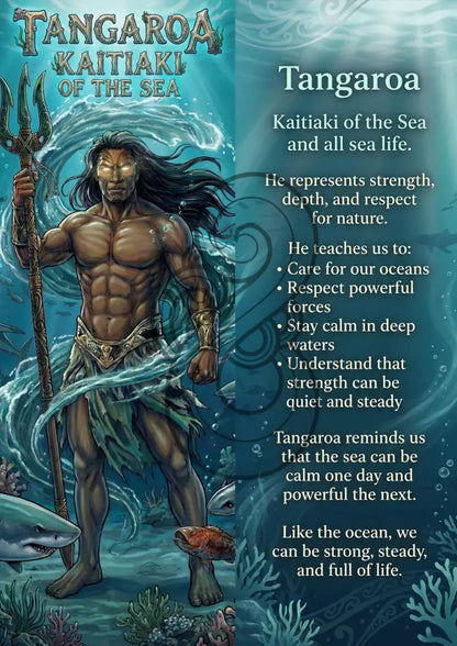 Tangaroa - Image with Information - Poster