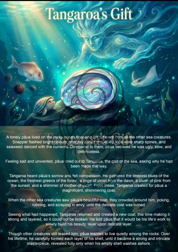Tangaroa’s Gift - Single or Tray A4 Puzzle