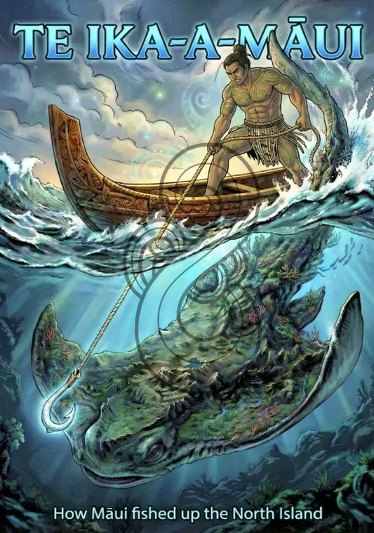Te Ika a Māui - Version 1 - Poster