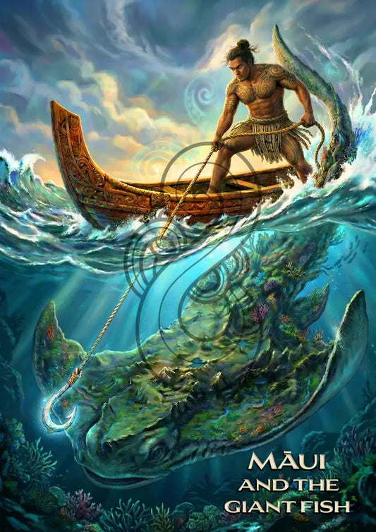 Te Ika a Māui - Version 2 - Poster