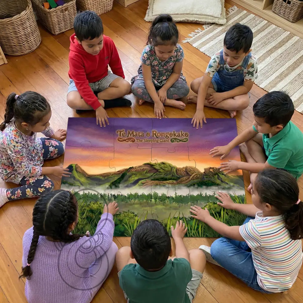 Te Mata o Rongokako: Floor Puzzle