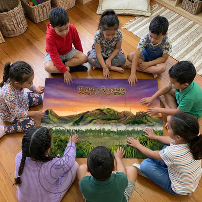 Te Mata o Rongokako: Floor Puzzle