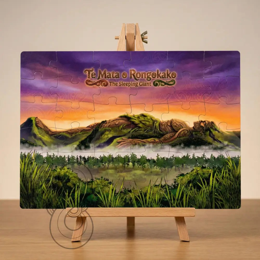 Te Mata o Rongokako – The Sleeping Gianti - Single or Tray A4 Puzzle