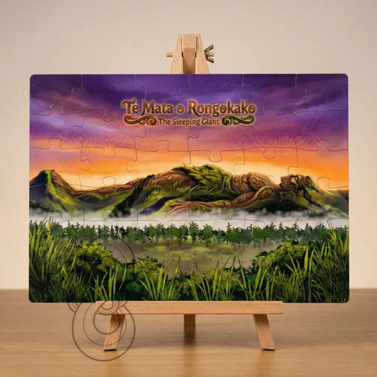Te Mata o Rongokako – The Sleeping Gianti - Single or Tray A4 Puzzle
