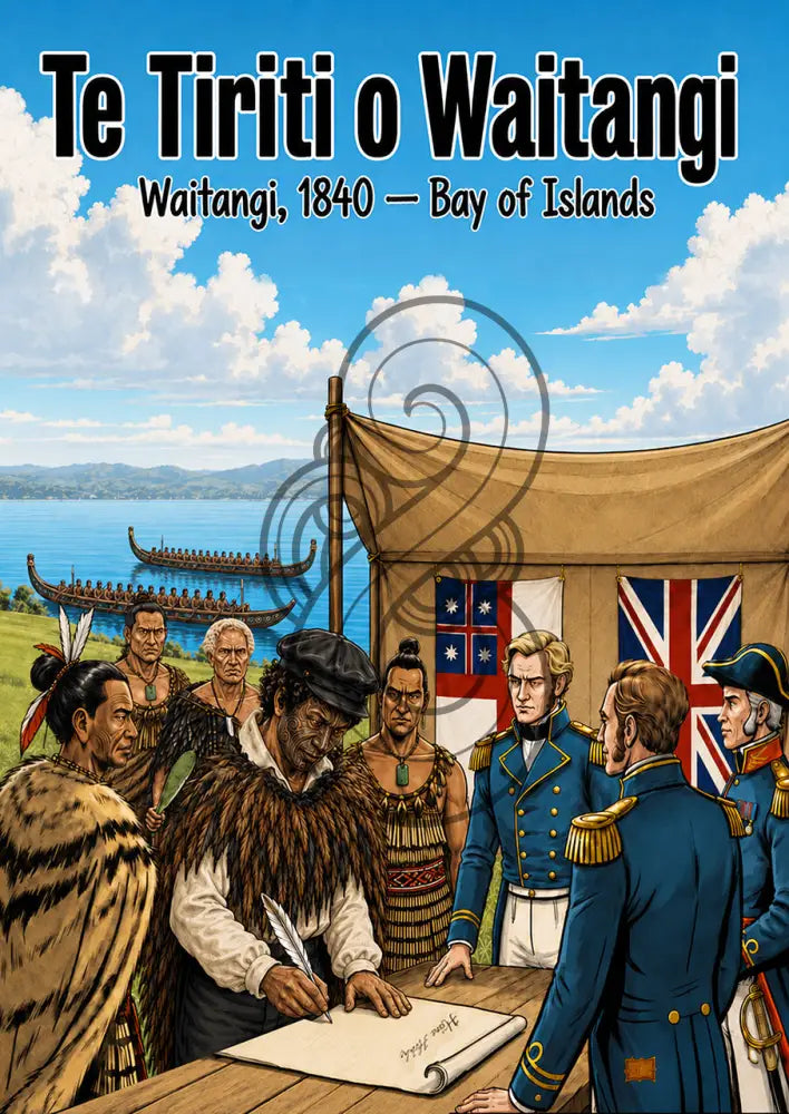 Te Tiriti o Waitangi, Together We Stand - Image Tray or Single sided Puzzle