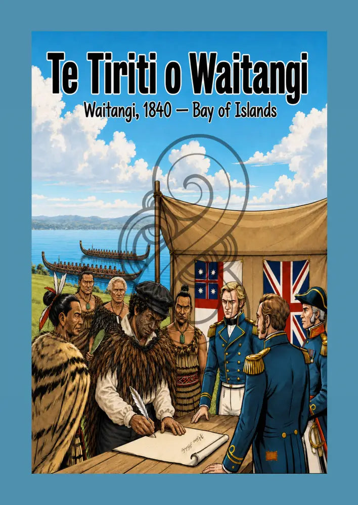 Te Tiriti o Waitangi, Together We Stand - Image Tray or Single sided Puzzle
